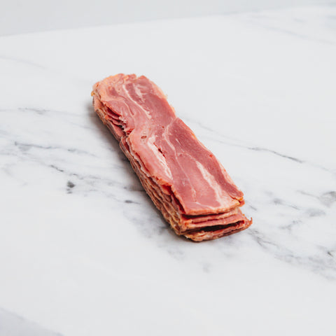 Beef bacon, halal, sliced, 500g