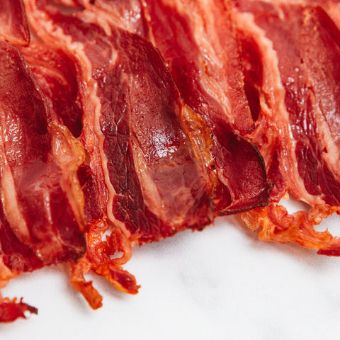 Beef bacon, halal, sliced, 500g