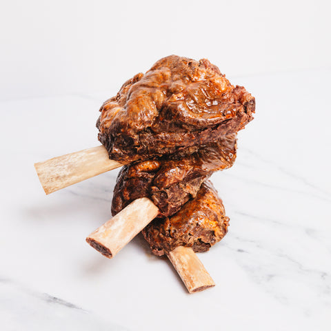 Beef Short Rib 1er, halal, sous-vide – einzelnes Rinderrippenstück, vorgegart und extra saftig