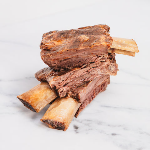 3 Beef Rib, halal, sous-vide gegart – sieben saftige Rinderrippen mit kräftigem Geschmack